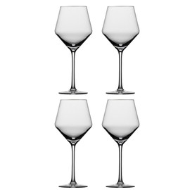 Zwiesel Glas Pure Tritan Crystal Stemware Glassware Collection Beaujolais Red Wine Glass, 16 Ounce (4 Pack)