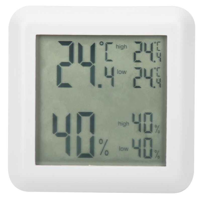 Thermometer Hygrometer Indoor Desktop Digital LCD Temperature Humidity Monitor Tester