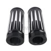 Unbranded 2" Extended Black Cut Slider Fork Covers For Harley