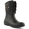 Bogs Women's Amanda II Lace Snow Boot, Black, 7