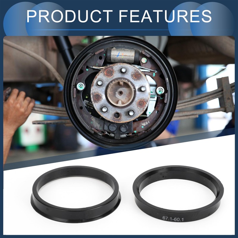 INFINAUTO Hub Centric Rings,60.1mm ID 65.1mm OD Car Wheel Hubrings
