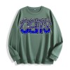 Wildcats Leopard Blue Graphic Crewneck Sweatshirt, US Warehouse, 6 ColorsSize: