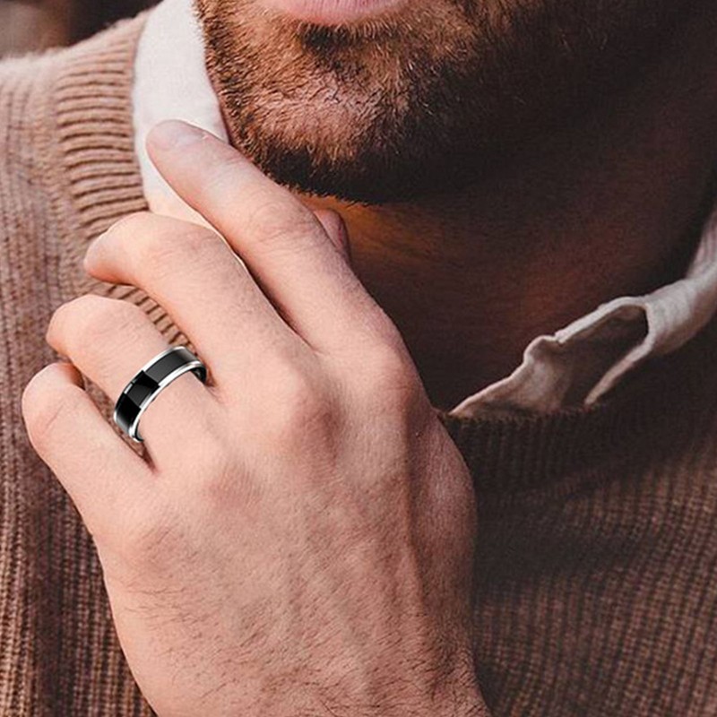 Smart Health Ring Waterproof Body Temperature Sleep Fitness Tracker Ring