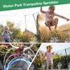 Outside Trampoline Sprinkler Adjustable Heavy Duty Waterpark Sprinkler Fun Summer