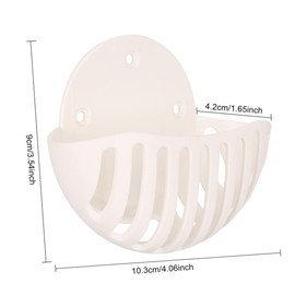 Ciieeo Mount Holder Speaker Mount Wall Mount Smart Speaker Wall Bracket Wall Shelf Brackets Holder Compatible for Nest Mini Speaker Socket Wall Speaker Holder Wall Clip Holder White