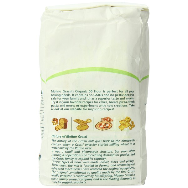 Molino Grassi Molino Grassi Usda Organic Italian Soft Wheat Flour,