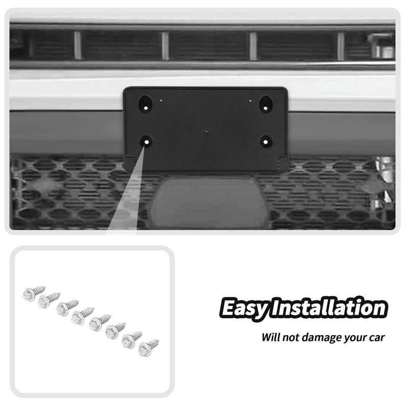 JeCar License Plate Frame Bracket Fit for 2022 2023 2024