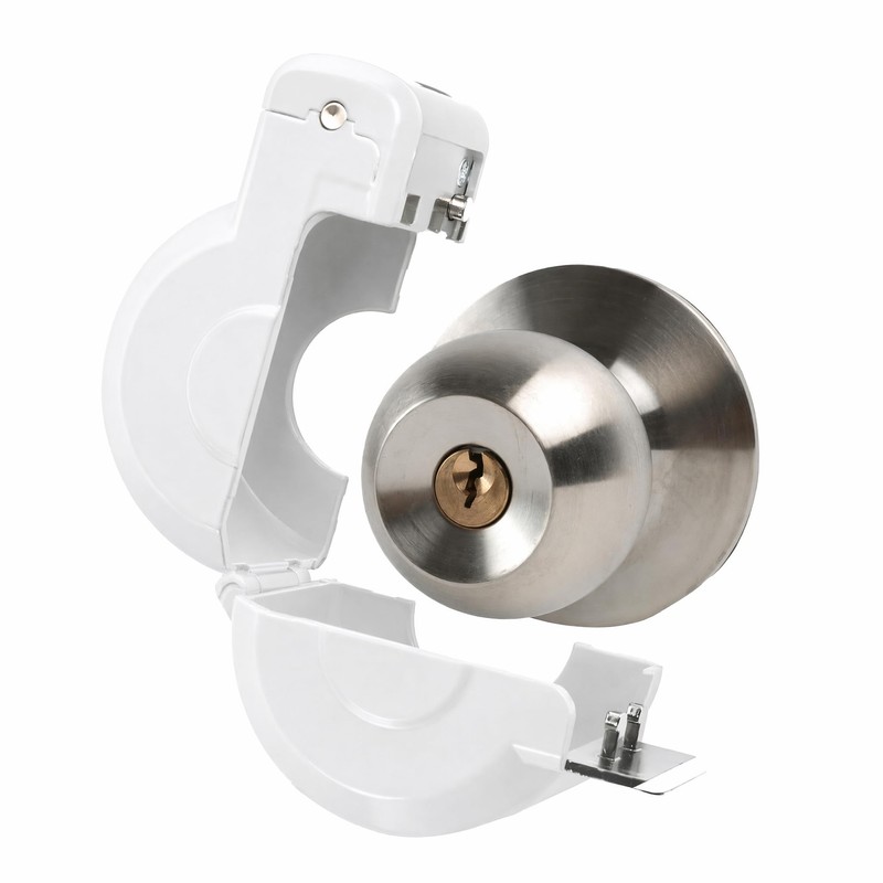 Door Knob Lockout Device Cover to Disable Doorknob/Faucet/Water Valve Hose