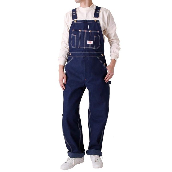 Round House Blue Denim Button Fly Overall (40x38)