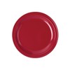 Waca crockery Colora flat plate, red dishes