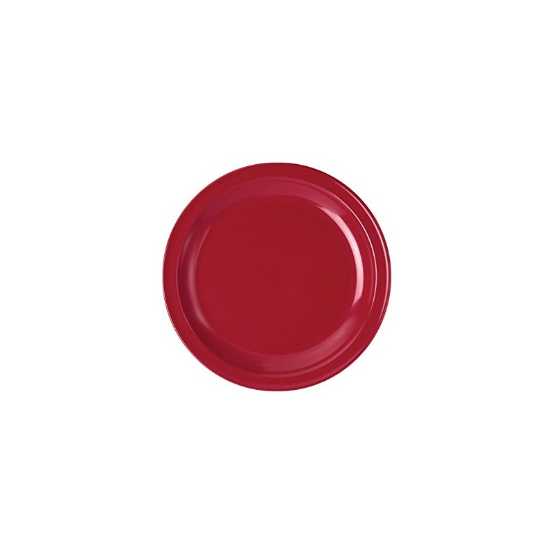 Waca crockery Colora flat plate, red dishes