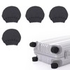 SHINETEC Luggage Suitcase Wheel Cover Socks - Noise-Reducing & Anti-Scratch