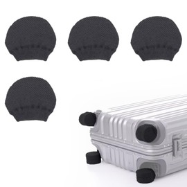 SHINETEC Luggage Suitcase Wheel Cover Socks - Noise-Reducing & Anti-Scratch Protectors for Travel Luggage Wheels, Prevent Scratches & Dirty, 4pcs