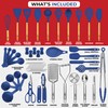 Kaluns 50 PCS Silicone Kitchen Utensils Set Complete Kitchen Set