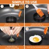 Egg Rings for Frying - 2 Pack Non Stick Egg
