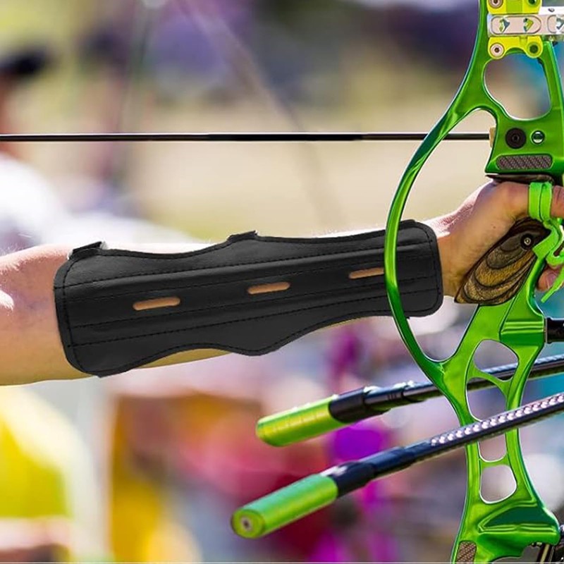 PHMING 2 Pieces Arm Guards Archery Double Layer Design Sports