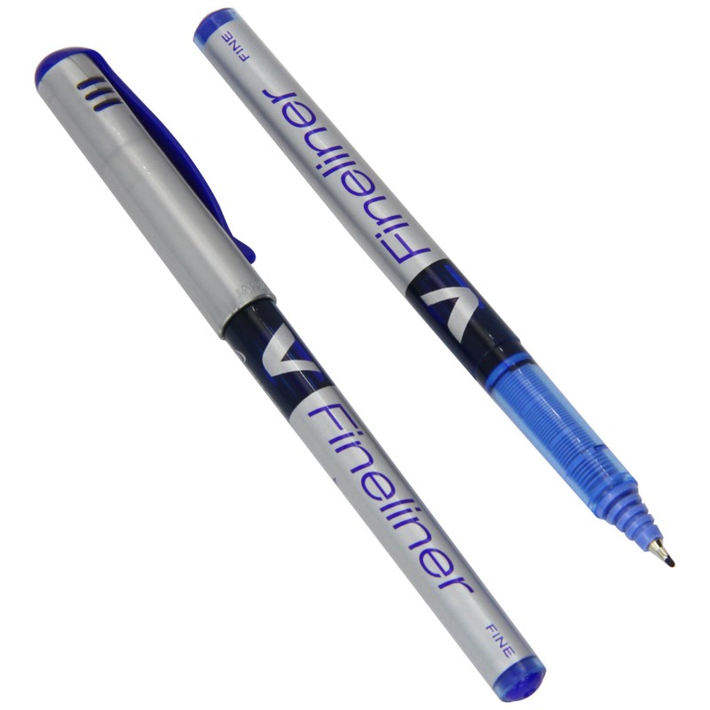 Pilot V Fineliner Liquid Ink 1.2 mm Tip - Blue,