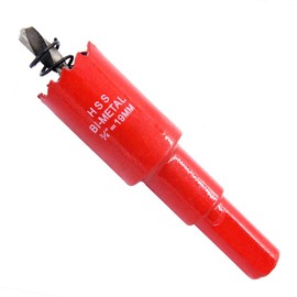 Hole Saw with Drill Adapter LAIWEI 19 mm Hole Cutter for Cutting Wood, Aluminium Profiles, Plastic, Wood, Plasterboard etc.Drill Hole Diameter(3/4")