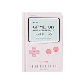 jooact 365 Days Undated Daily Planner A6 Mini Thick Notebook Pocket Agenda School Diary One Page Per Day Game Life Journal Notepad Gifts, Light Pink (FMGAME)