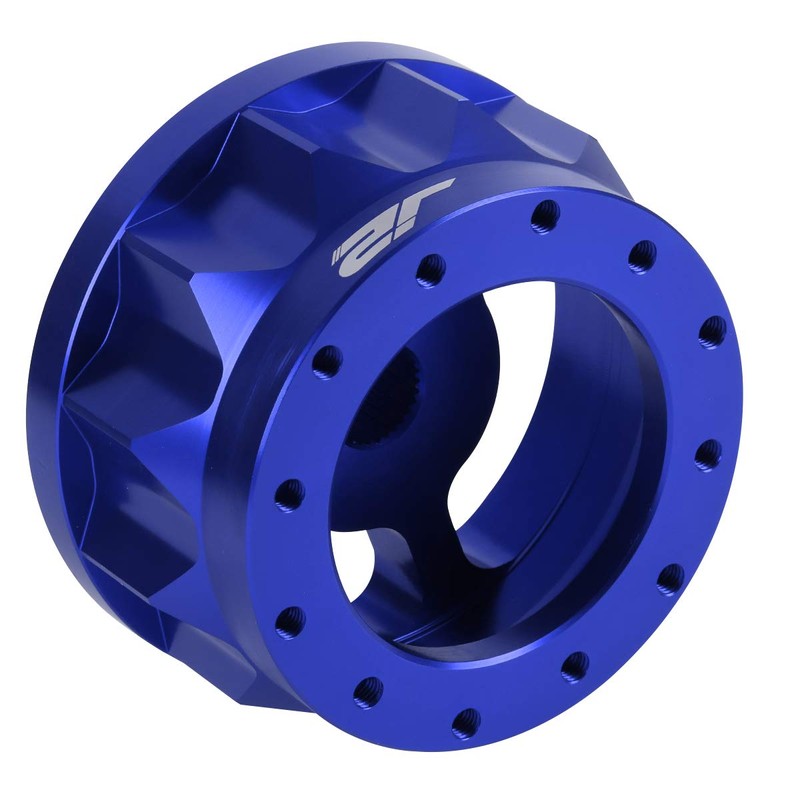J2 Engineering J2-HUB-OH124-BL 2" 6-Bolt Aluminum Steering Wheel Hub Adapter