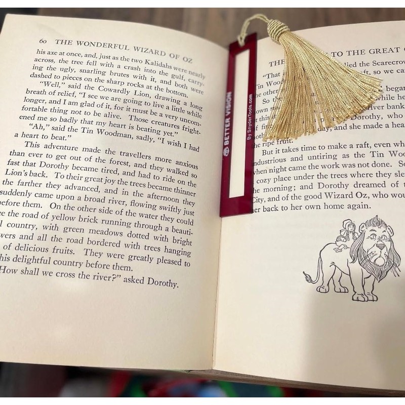 SnyderTools - Better Vision Bookmark Reading Guide - Dyslexia, ADHD,