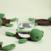 WAIT FLY Handmade Crochet Coasters Cute Drink Coaster Set for