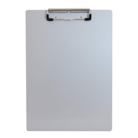 Saunders 21517 Recycled Aluminum Clipboard - Silver, Letter Size, 8.5 in. x 12 in. Document Holder with Low Profile Clip