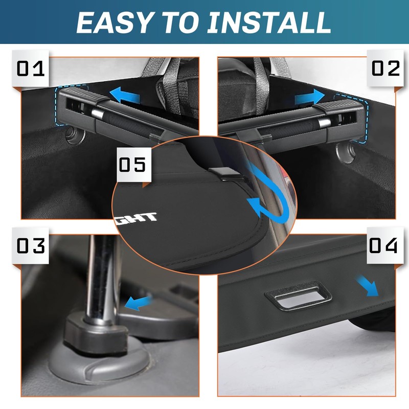 Nilight Cargo Cover Fit for Subaru Outback 2015 2016 2017