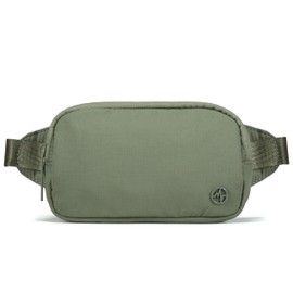 Pander Mini Belt Bag 0.7L, Waterproof Mini Everywhere Fanny Pack Purse for Women and Men. (Solid, Grey Sage)