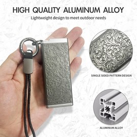 1 x Mini Portable Ashtray, Portable Metal Ashtray, Creative Portable Ashtray, Mini Pocket Ashtray, Ashtray, for Outdoor Camping, Travel, Garden, Bar, Car (Black).