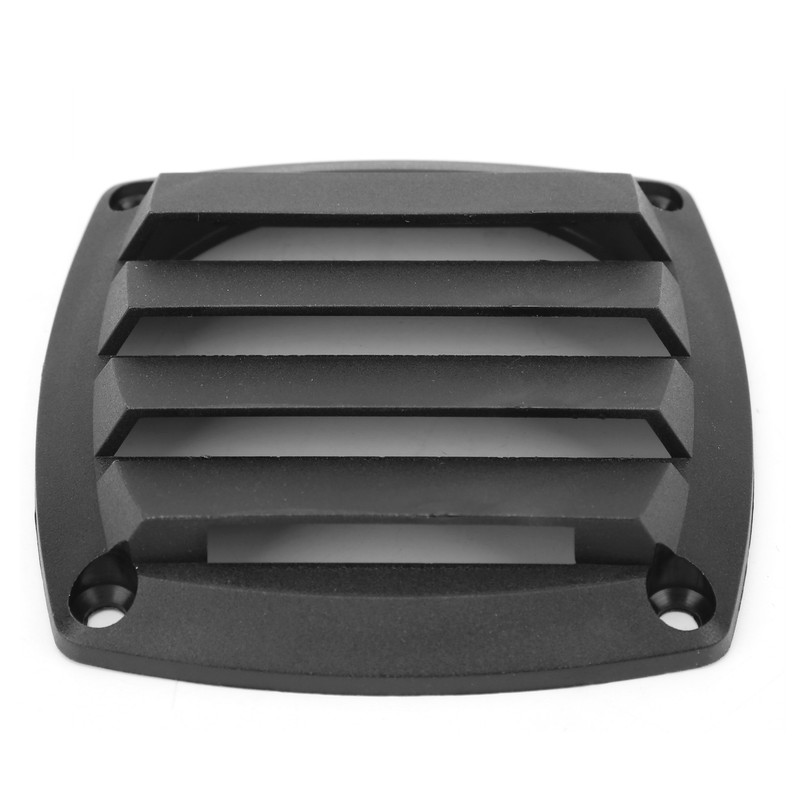 3in Marine Air Vent Grille Ventilation Ducting Louver Cover Black