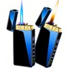 NINSI Torch Lighter, Butane Torch Open Flame Plasma Dual Arc