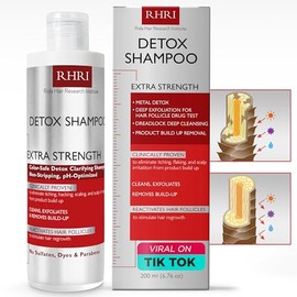 Champú Desintoxicante para la Acumulación de Productos, Desintoxica y Estimula el Crecimiento con Nuestro Champú Clarificante - Nutre los Folículos, A