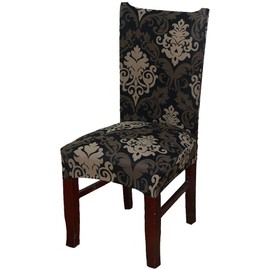 JMYDecor Dining Room Chair Covers Set of 4, Stretch Parsons Chair Slipcovers Removable Washable Kitchen Chair Protector Cover for Dining Room, Hotel, Ceremony