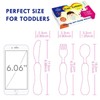 Lehoo Castle Toddler Utensils Set, 6PCS Toddler Silverware Spoon and