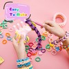 Bracelet Making Kit for Girls Ages 8-12, Weaving Rainbow Bands