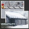 SnulyHeet Electric Heat Cable for Roofs and Gutters with Clips