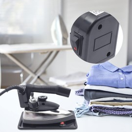 LENJKYYO Industrial Electric Steam Iron Set, Professional Grade 1000W Steam Iron, for Clothes, Resistant Stainless Steel, Feed Iron System Industrial