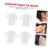 COHEALI 10Pcs Replacement Mushroom Earbud Tips for Coil Tube Earpieces