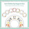 Baby Nest Designs 20x Baby Hangers for Closet with 7X