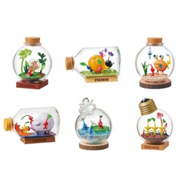 Reement Pikmin Terrarium Collection Box Product, 6 Types, 6 Pieces, Approx. H 3.1 x W 5.5 x 3.1 inches (80 x 140 x 80 mm)