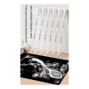 12 Plumas Bolígrafos Lapiceros De Tinta Blanca Gel 3 Colors