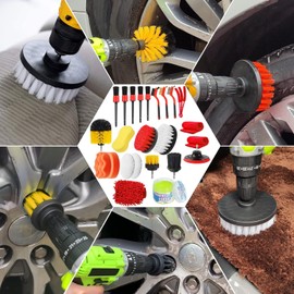 Alisaouse 24PCS Car Detailing Drill Brush Kit IPICJ0125801110
