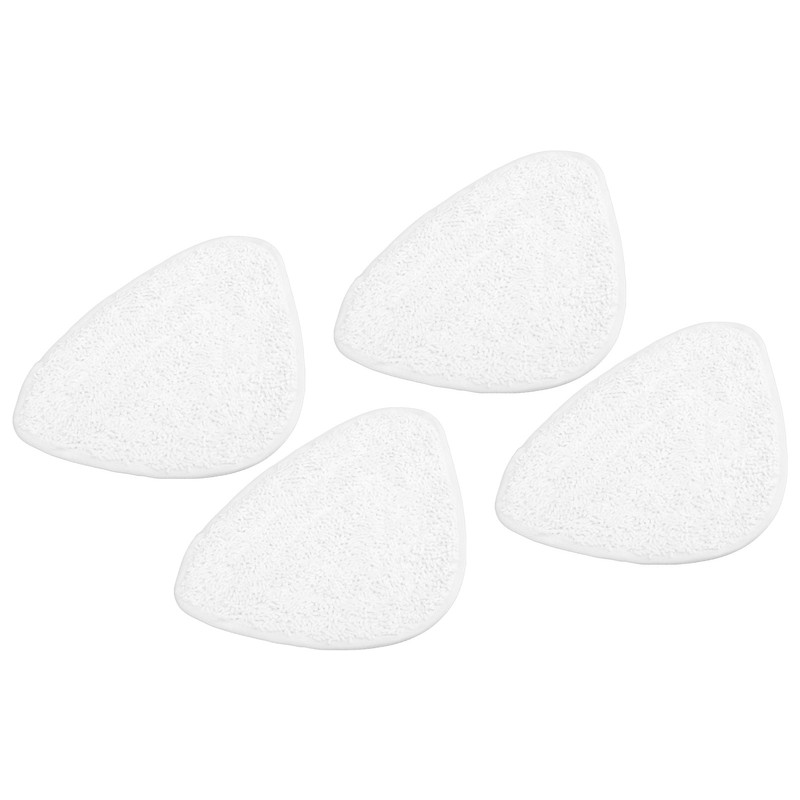 4Pcs Steam Cleaning Machine Pad Microfiber Washable Strong Water Absorption