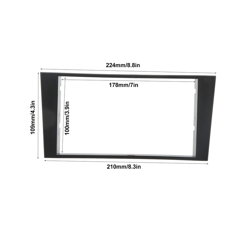 Car Stereo Radio Fascia Seamless Fit Dash Installation Fascia Kit