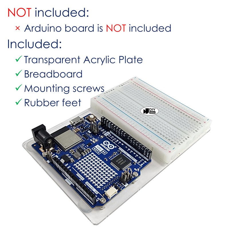 Base Plate Breadboard for Arduino Uno R3/R4 – Base Platform