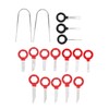 17pcs Radio Release Keys Kit Professional Removal Disassembly Tools for