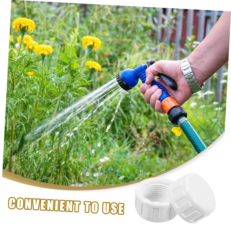 BESPORTBLE 20 Pack PVC Pipe End Cap Plug Leakproof Sprinkler