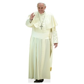 aahs!! Engraving Pope Francis Life Size Cutout Standee 5ft