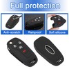 TOMALL 2 Pack for Ford Key Fob Cover Keychain, 4
